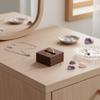 Vintage Solid Wood Walnut Jewelry Stand Jewelry Show Props Home Decoration Ring Display Stand Rings Organizer Ring