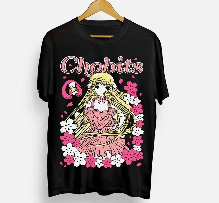 Anime Chobits Chi Black T Shirt Size S 4XL S