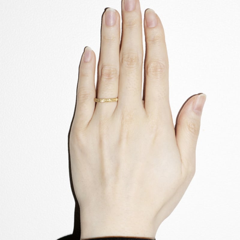 OURPIERRE GRANITO ROUND RING VERMEIL