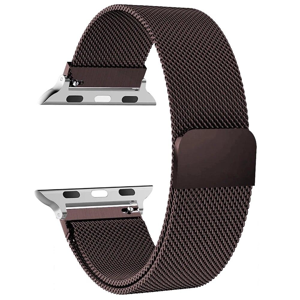Milanese Loop Band for Apple Watch Strap Ultra 49mm 45mm 44mm 41mm 40mm Metal Wristband Bracelet Iwatch Series 3 4 5 6 7 8 9 SE