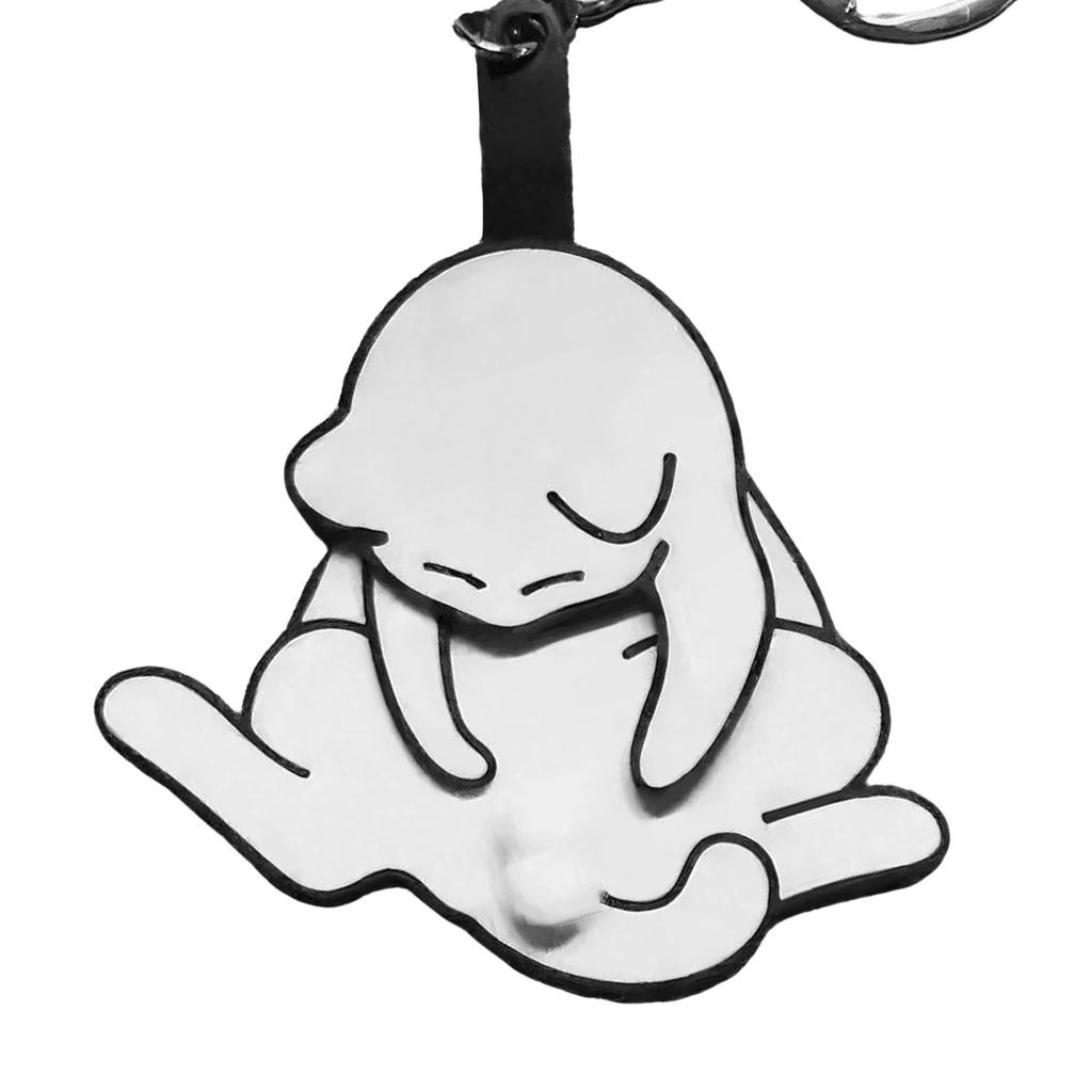 Creative Rotatable Cat Keychain Cute Acrylic Pendant Bag Pendant Fashion Key Jewelry for Women and Bag Accessory