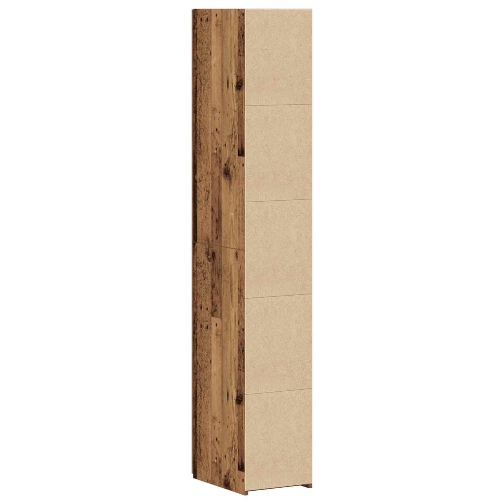Highboard 2 Pcs Reclaimed Wood 30 X 42.5 X 185 Cm