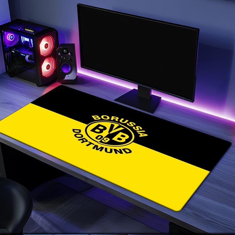 Bvb 09 Football Club mouse pad, rubber base, esports desk mat, mouse pad for gamers and office use, gaming desk , easy to clean mat