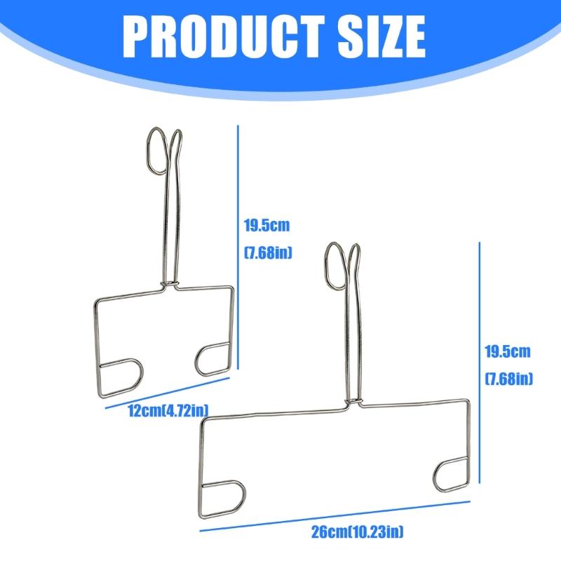 2 Pack Space Efficient Tissue Hook Holders Stainless Steel Adhesive Mount Design Suitable for Modern Home Organization