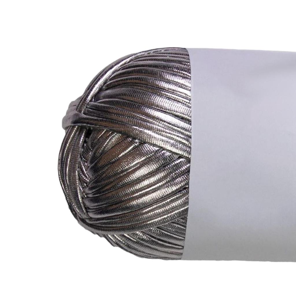 4x Metallic T-shirt Yarn Polyester Yarn Polyester Thread Home Decor Yarn Knitting Yarn Set Crochet Bag Yarn for DIY Bags Rugs