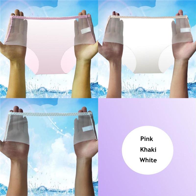 

3 шт. Бесшовное нижнее белье для девочек со средней посадкой, дышащие, сексуальные прозрачные трусики, женские трусики с перспективной ластовицей XXXL&3pcs