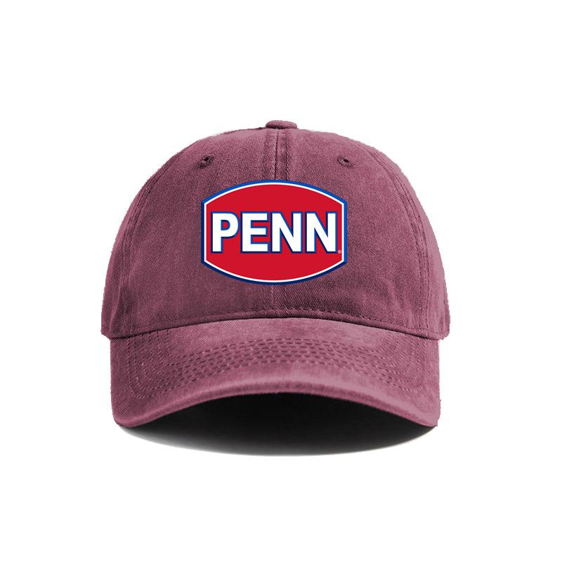 Penn Reels Baseball Caps Distressed Hats Cap Unisex Women Retro Outdoor Summer Adjustable Fishing Lover Hat