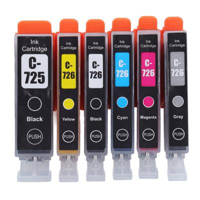 Cartucho de Tinta Cartucho de Impressora ABS com Tinta para Impressora PIXMA IP4870 IP4970 IX6560 BK BK C M Y GY