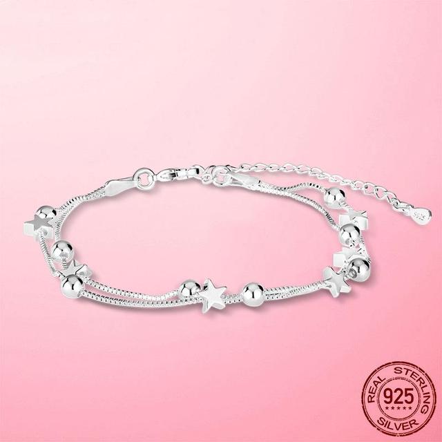 

Femme Браслет Стерлингового Серебра 925 Браслет Сердце Семейное Древо Жизни Браслеты-Цепочки для Женщин Изящных Серебряных Ювелирных Изделий Подарок