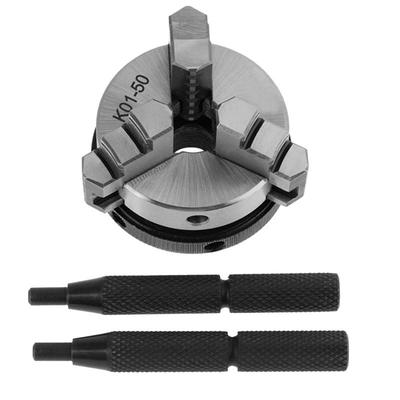 A84E-Lathe Chuck K01 50 Self-Centering Mini Lathe Chuck 3 Jaw Wood Lathe Tool