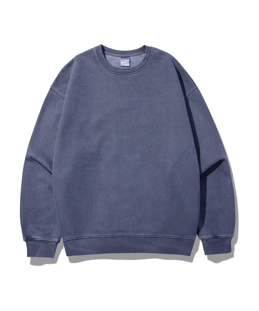 TOPBOY Heavy Duty Pigment Oversized Sweatshirt Stone Navy