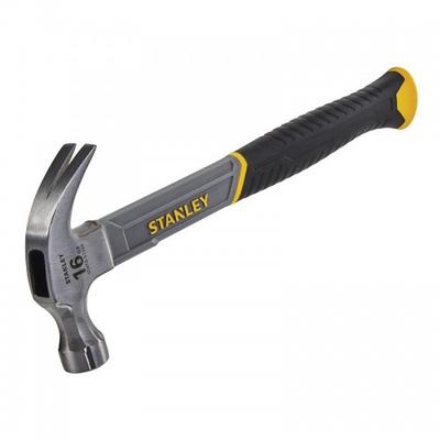 Stanley El Aletleri Kavisli Pençe Çekiç, Fiberglas Sap