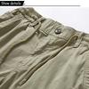 Herren Sommer Einfarbig Outdoor Freizeit Cargo Bequeme Shorts Herren Elastischer Bund Locker Gerades Design Shorts Herren