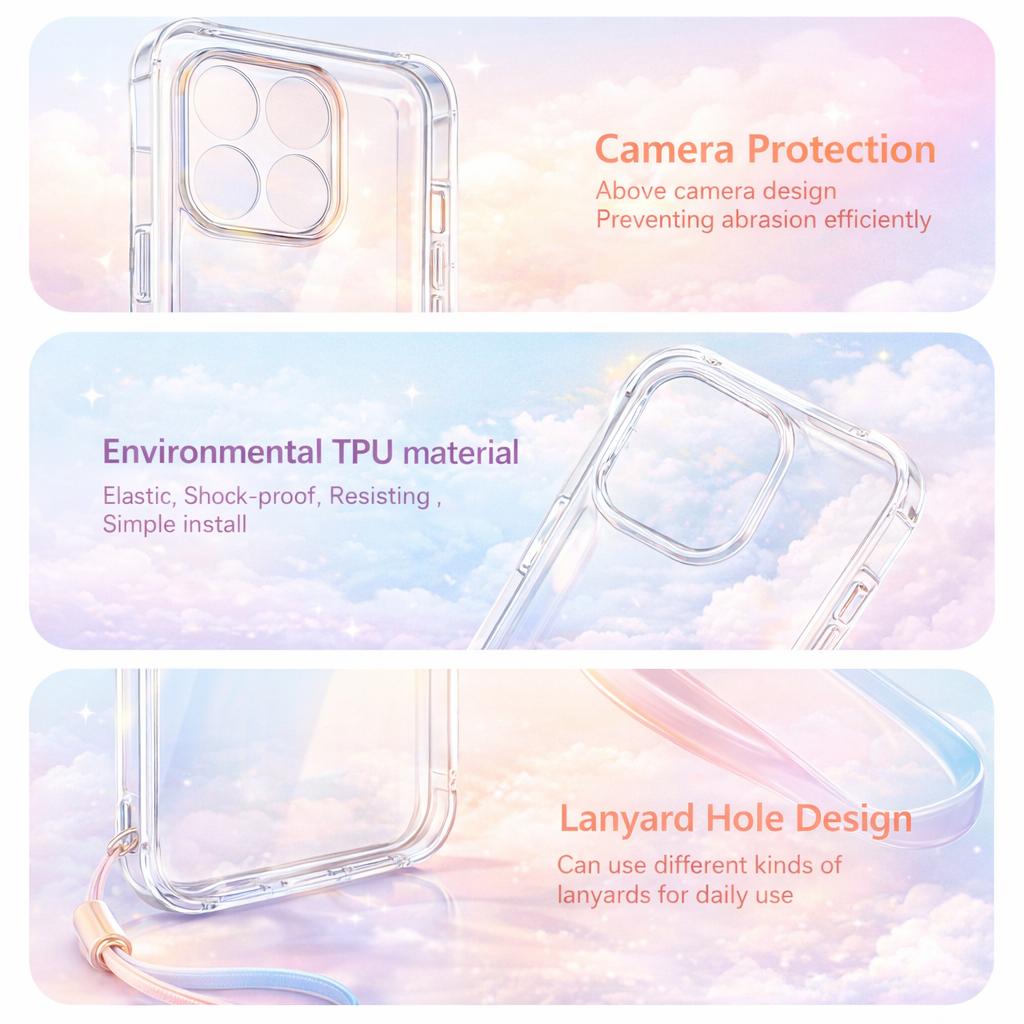 Soft Case For Red Magic 11 Air 5G TPU Anti Yellow Camera Protection CA0002