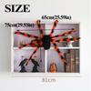 Realistic Halloween Plush Spider Creative Halloween Decoration Gift Giant Fake Spider  Plush Toy