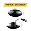 2Pcs Flowing Water Repeater Indicator Dynamic LED Side Marker Turn Signal Light For Mini Cooper R50 2002-2006 / R52 2004-2008