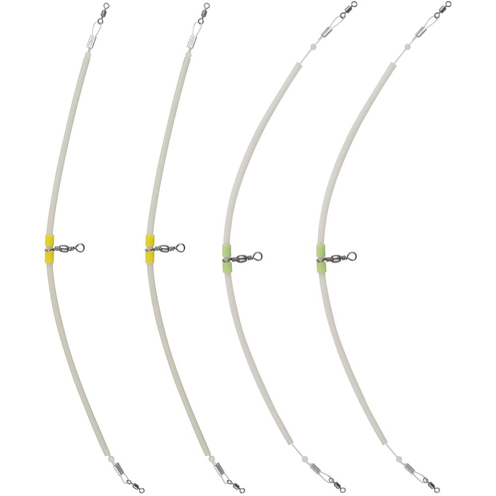 

4 шт. Светящиеся рыболовные балансиры-коннекторы, кормушки, противозакручивающиеся трубки-бумы, трубки со светящимися бусинами, рыболовные снасти
