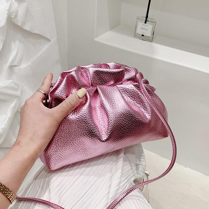 Candy Color Strap Women's Bag 2025 Fashion Simple Shoulder Bag Solid Color Messenger Bag