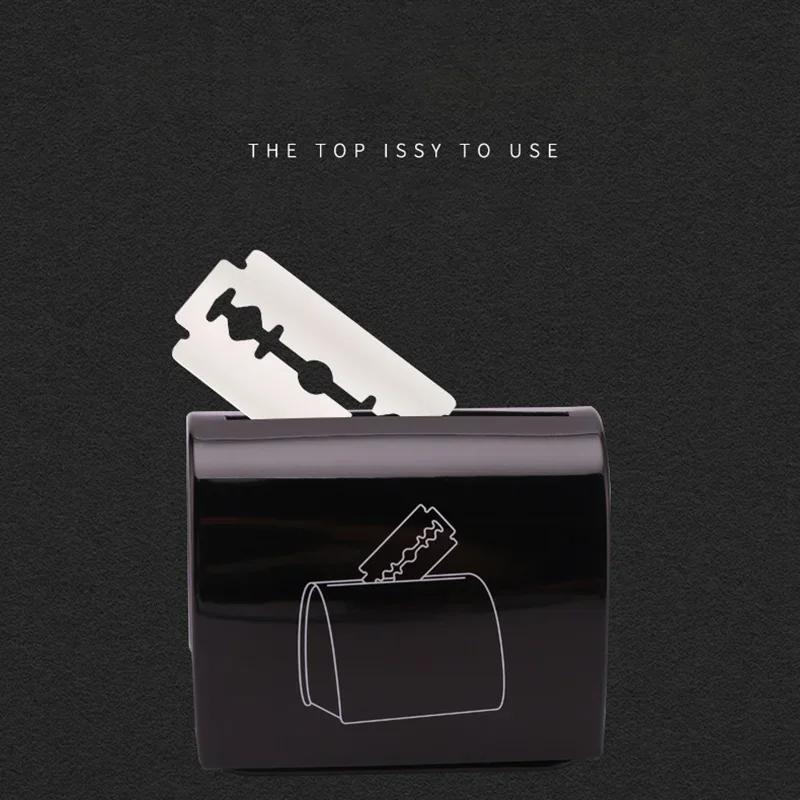 Doppelklingen-Rasierklingen-Aufbewahrungsbehälter Klinge Haushaltsschutz Sicherheit Entsorgungsbox