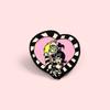 Creative Cartoon Heart Brooch Charming Heartshaped Pin For Unique Style Enthusiasts