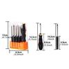 Multifunctional 8 In 1 Magnetic Screwdriver Set High Strength Steel Repair Tools for Long Use In Various Repair Tasks