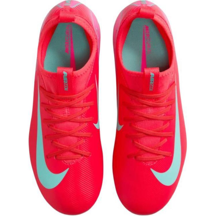Nike Mercurial Vapor 16 Slip Resistant Abrasion Resistant Low Top Kids' Soccer Shoes Red Unisex Sneakers FQ8407-800