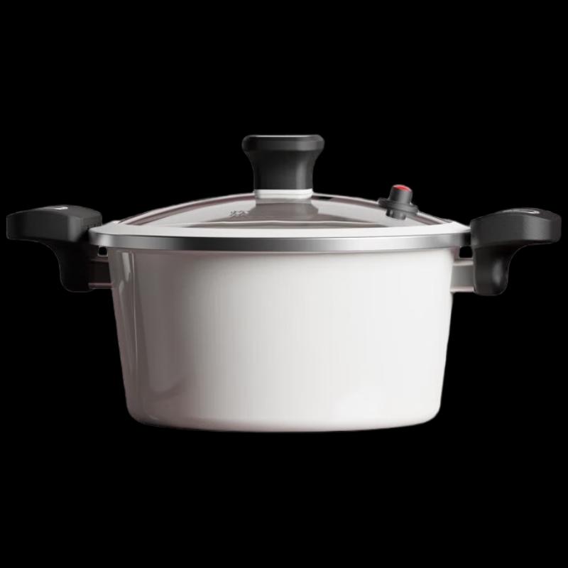Chui Da Huang 5L White Jade Enamel Micro-Pressure Cooker
