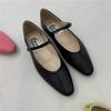Frühlings- und Herbst Französische Retro Mary Jane Schuhe Slipper Scoop Ballerinas Damenschuhe für Damen
