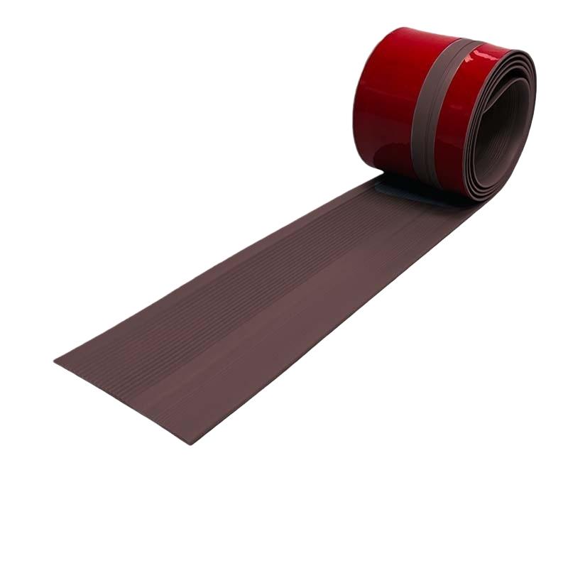 1pc 2mX109mm L-Shaped Stair Nosing Rubber Stair Nosing Non-Slip Self-Adhesive Stair Edge Protector Anti-Slip Strips Waterproof