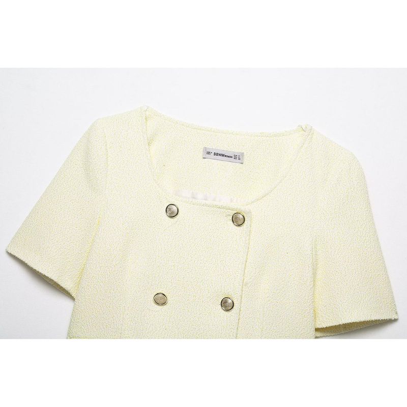 Kaslead New Women Clothes Western Style Texture Short Sleeve Blazers Shorts 3392100 3586100