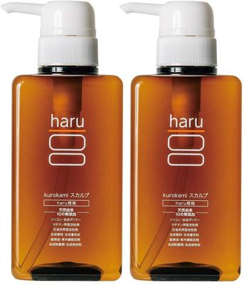 Haru Kurokami Scalp 400ml 2 Months Set of 2 Naturally Derived Shampoo (Original) (Approx. Supply) All-in-one Additive-free Silicone-free (No