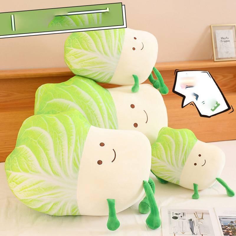 Lettuce Vegetables Cartoon Plush Toys Kids Dolls Birthday Gifts Decoration Home
