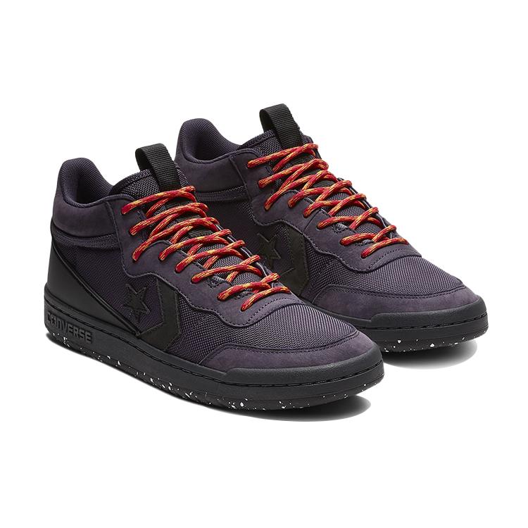 Converse Fastbreak Mountaineer Leather Mid Cave Lila Purple/Black 162555C