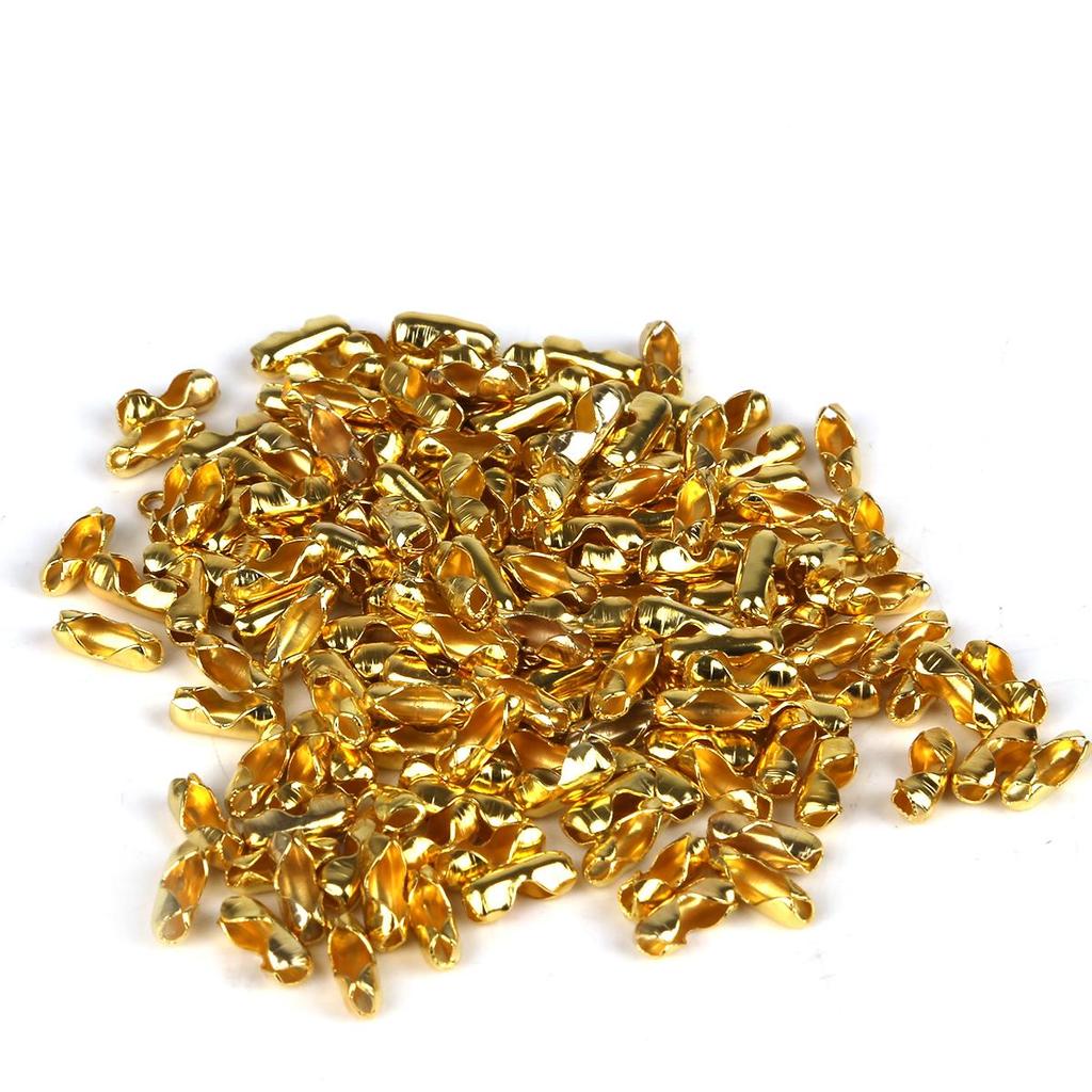 200Pcs Vintage Metal Beads Buckle Chain Clasps Connect Buckle DIY Necklace Bracelet Connectors Jewelry Findings