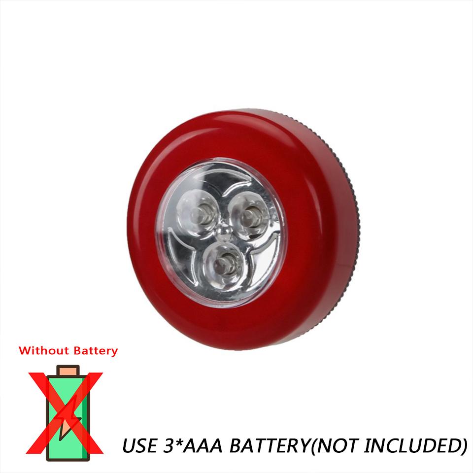 Mini lampka nocna 3 LED lampka nocna szafka na schody łazienka oświetlenie nocne pokój lampka do czytania zewnętrzna lampa na baterie AAA