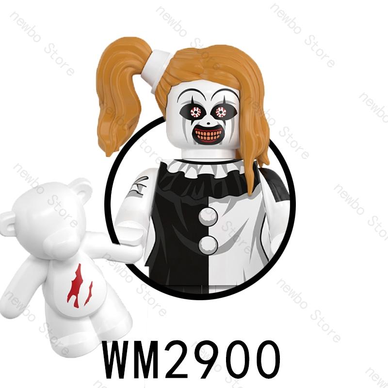 WM6205 Hot Horror Movie Protagonist character Mini Action Figures Nun Vampire Bricks Building Blocks Halloween Toys For Children