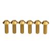 Dingtai rotoriaus varžtas M8x25mm titano mygtuko galvutė P1.25mm 6 vnt.