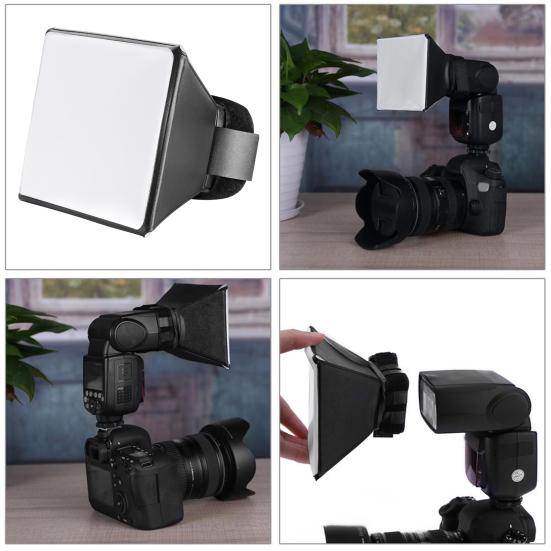 Flash Diffuser High Light Effect Ultra-thin Transmittance Soft Universal Flash Speedlite Softbox Diffuser