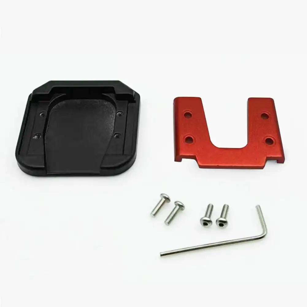 

Универсальный удлинитель для мотоцикла, подножка из алюминиевого сплава, удлинитель для скутера, боковая опора для ног, противоскользящее увеличенное основание красный