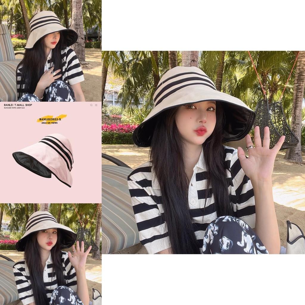 Trendy Sunshade Visor Hat For Ladies Korean Style Small Face Sun Protection