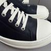 Herren Dark Vollnarbenleder Low-Top Skate-Schuhe - Unisex Klassisch & Trendig