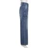 Tasche Jeans larghi impunturate Moda Streetwear Pantaloni in denim da donna Pantaloni cargo larghi Jeans coreani Pantaloni dritti Harajuku