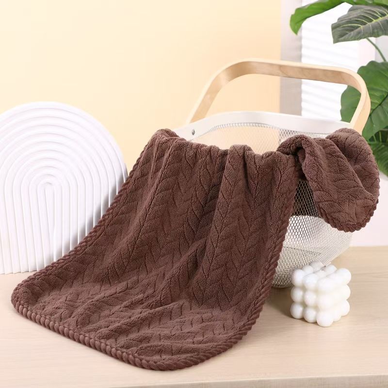 Coral Fleece 80g Ultra Soft Absorbent Household Travel Absorbent Quick Drying Hair Thick Towel
