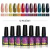 PHOENIXY 4/12/18 Colors Gel Nail Polish Set Gel Lacquer Kit For Soak Off Manicure Semi-Permanent Hybrid Varnishes Base And Top Nail Art