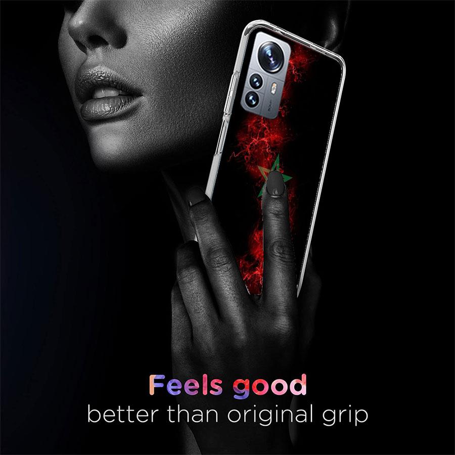 Morocco Flag Soccer Phone Case For Xiaomi Mi 13 12T Poco F7 Pro 14 Ultra 15 Pro 12X 12 9 8 Lite 5G 11T 11i 10 10T Pro Capa Co