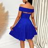 Women Summer Casual Sleeveless V-Neck A-Line Dress High Waist Solid Color Long Spring Dresses S-XL