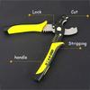 Crimping Pliers Wire Stripper Multi Functional Snap Ring Terminals Crimpper Electrician Manual Cable Stripping MultiTool