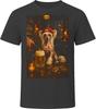 Chinese Crested Drinking Beer At the Bar T Shirt