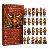 Christmas Advent Calendar 2024 2026 Nutcracker Calendar, 24-Day Acrylic Ornament Set with Classic Countdown Box for Soldier Figures, Tree Hanging