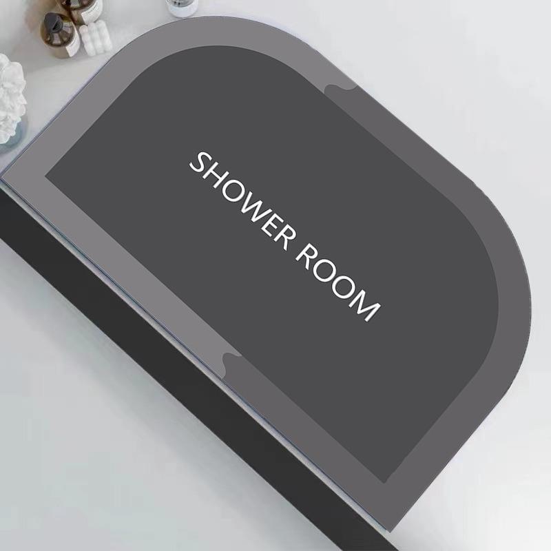 A Non-slip Bath Mat, Ultra-absorbent and Quick-drying Soft Shower Floor Mat, Machine Washable, Suitable for Bathrooms and Bedrooms, Home Bathroom Rugs